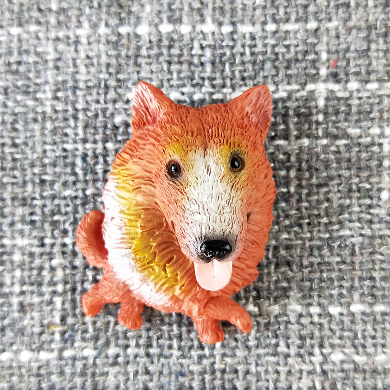 Imitation dog refrigerator magnet
