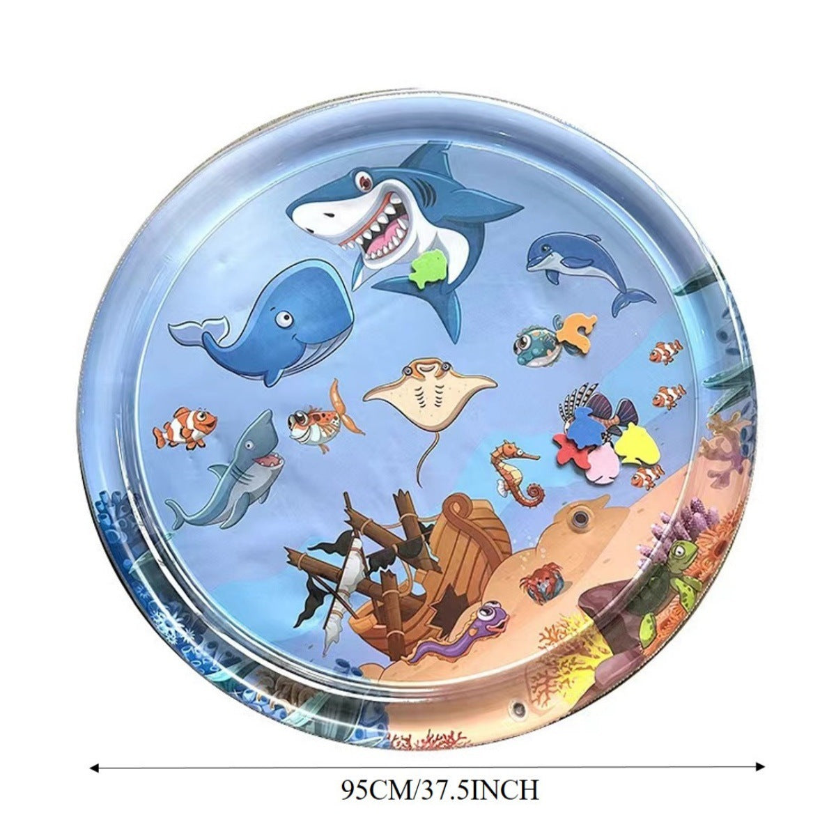 Water Sensory Playmat For Cats Thickened Upgraded Cat Dog Toys Bored Pet Animals Cat Kicker Toys Self Play Mat Interactive Toys Pet Water Sensory Mat Pad Pet Cooling Mat Indoor Outdoor Exercise