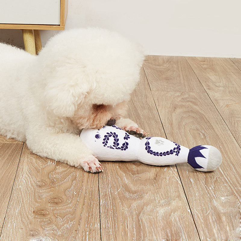 Funny Tequila Dog Toy Boujee Plush Dog Toy With Squeaker Funny And Cute Dog Toy For All Dog Sizes Great DogBirthday Toy Alcohol Dog Toy