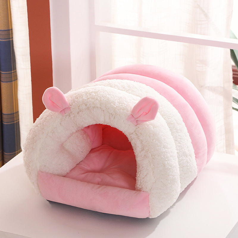 Closed Cat Nest For All Four Seasons Universal Supplies For Cats Washable And Warm Kennel For Winter Mat For Kitten Room