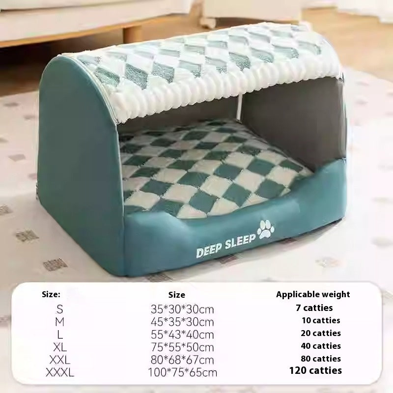 Small And Medium Size Large Dog Nest Three-dimensional Warm