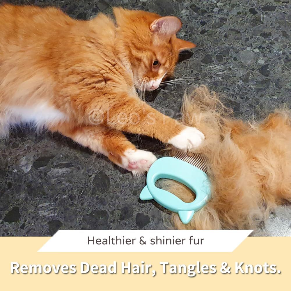 Say Goodbye To Tangled Hair The Ultimate Pet Grooming And Deshedding Tool For Long And Short Hair Dogs Cats Puppies And Bunnies