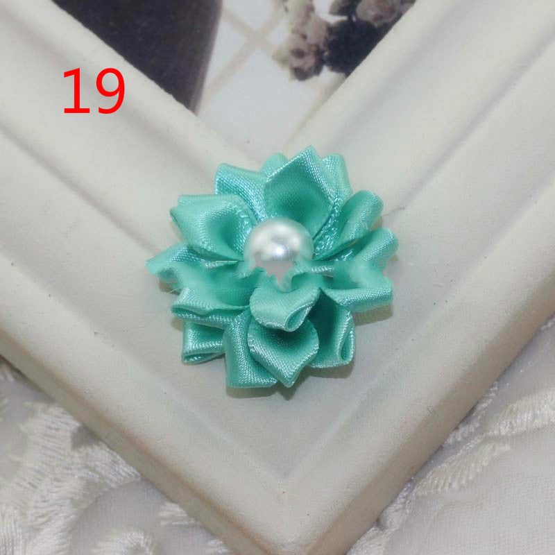 Ribbon Handmade Pearl Flowers