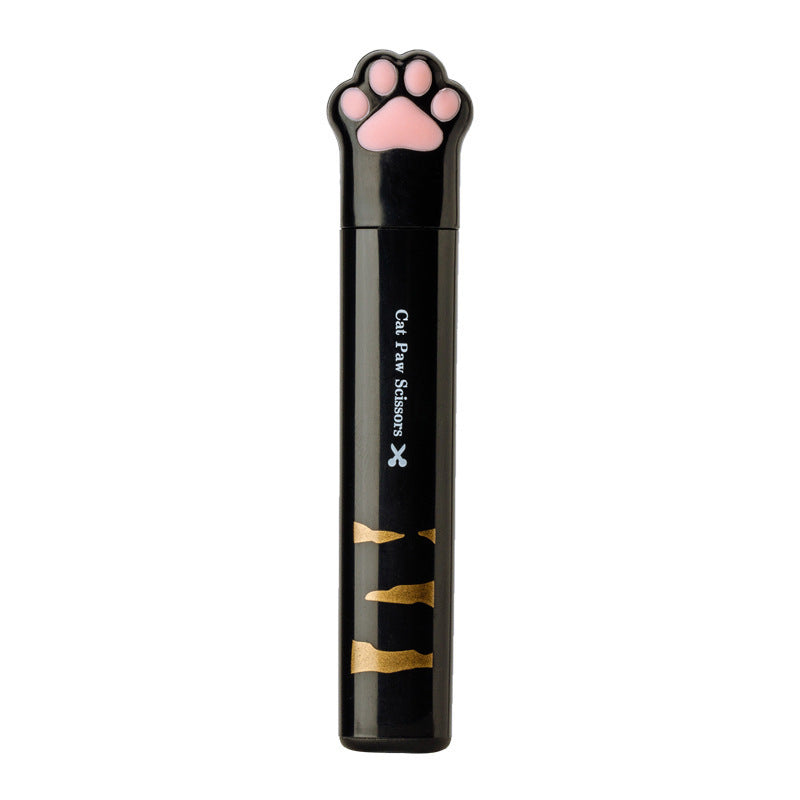 Cat Paw Mini Scissors Stainless Steel Craft Scissors Small Folding Safety Scissors Portable Cartoon Cute Mini
