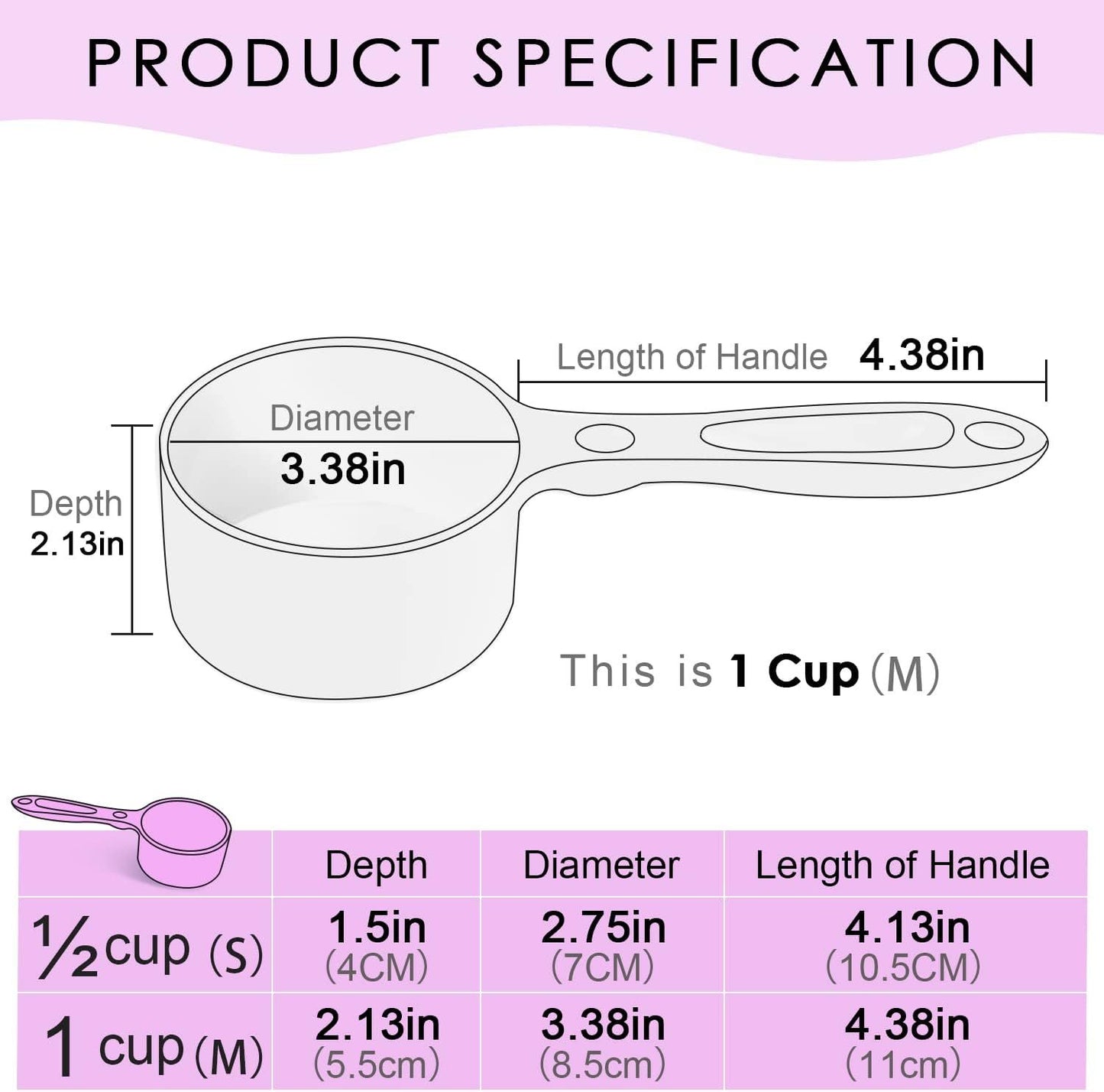 Dog Food Scoop For Container Measuring Scoop For Dogs Cats Birds And Rabbits Pet Food Feeding Scoop