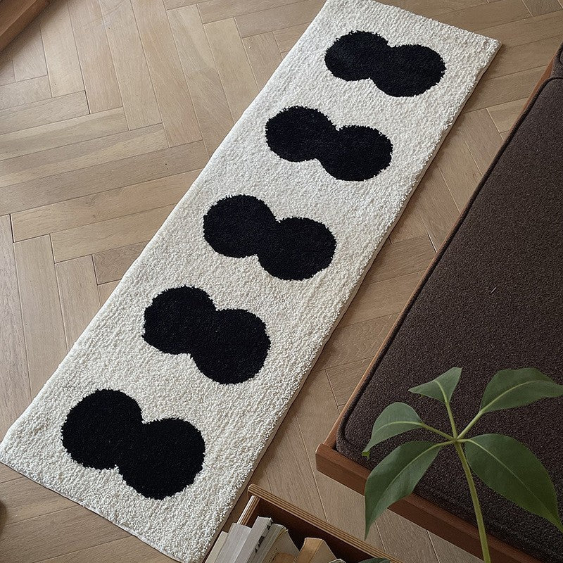 Flocking Carpet Long Velvet Thickened Non-slip Absorbent Strip Home Tea Table Cloth