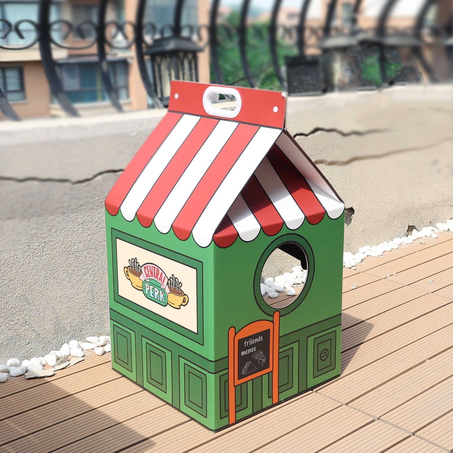 Coffee Shop Cat Scratch Board Cat Nest Grinding Claw Wear-resistant