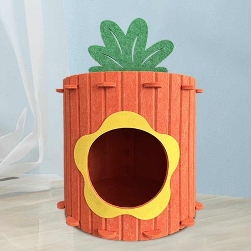 Carrot Cat Nest Villa Cat Scratch Board Integrated Wear-resistant No Dandruff