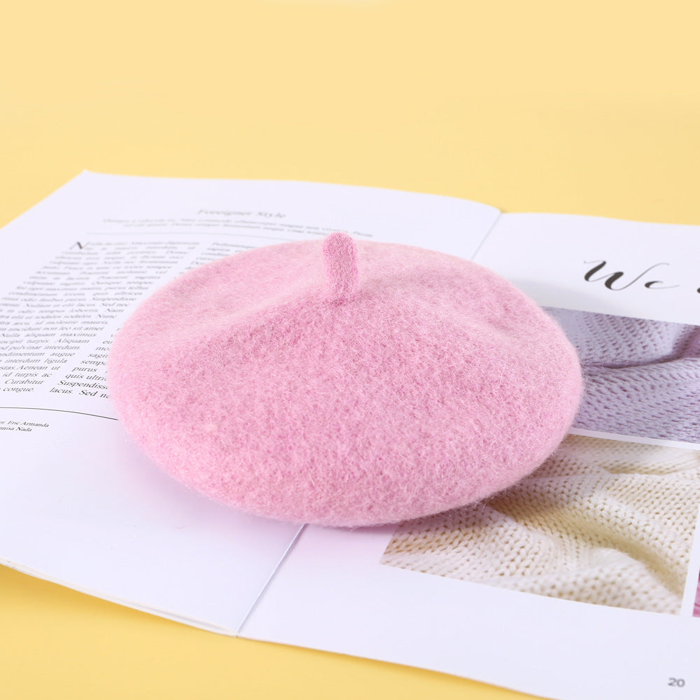 Pet Cat Dog Wool Felt Flower Hat
