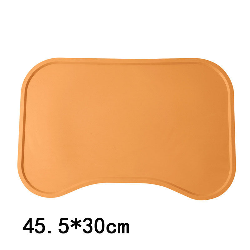 Silicone Dogs And Cats Eating Anti-overflow Anti-spill Waterproof Easy To Clean Pet Placemat