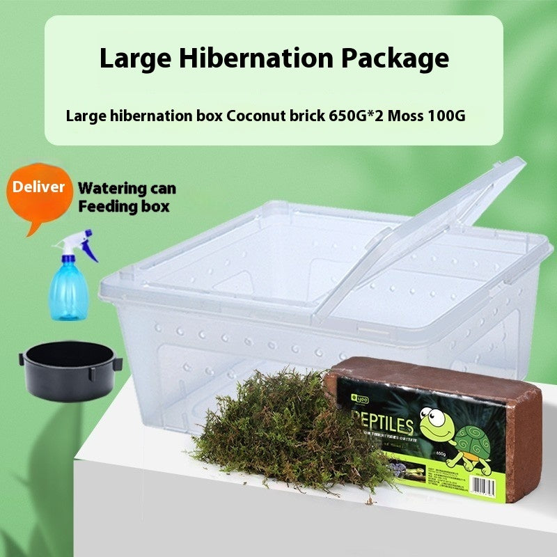 Climbing Pet Coconut Soil Turtle Winter Sleeping Supplies