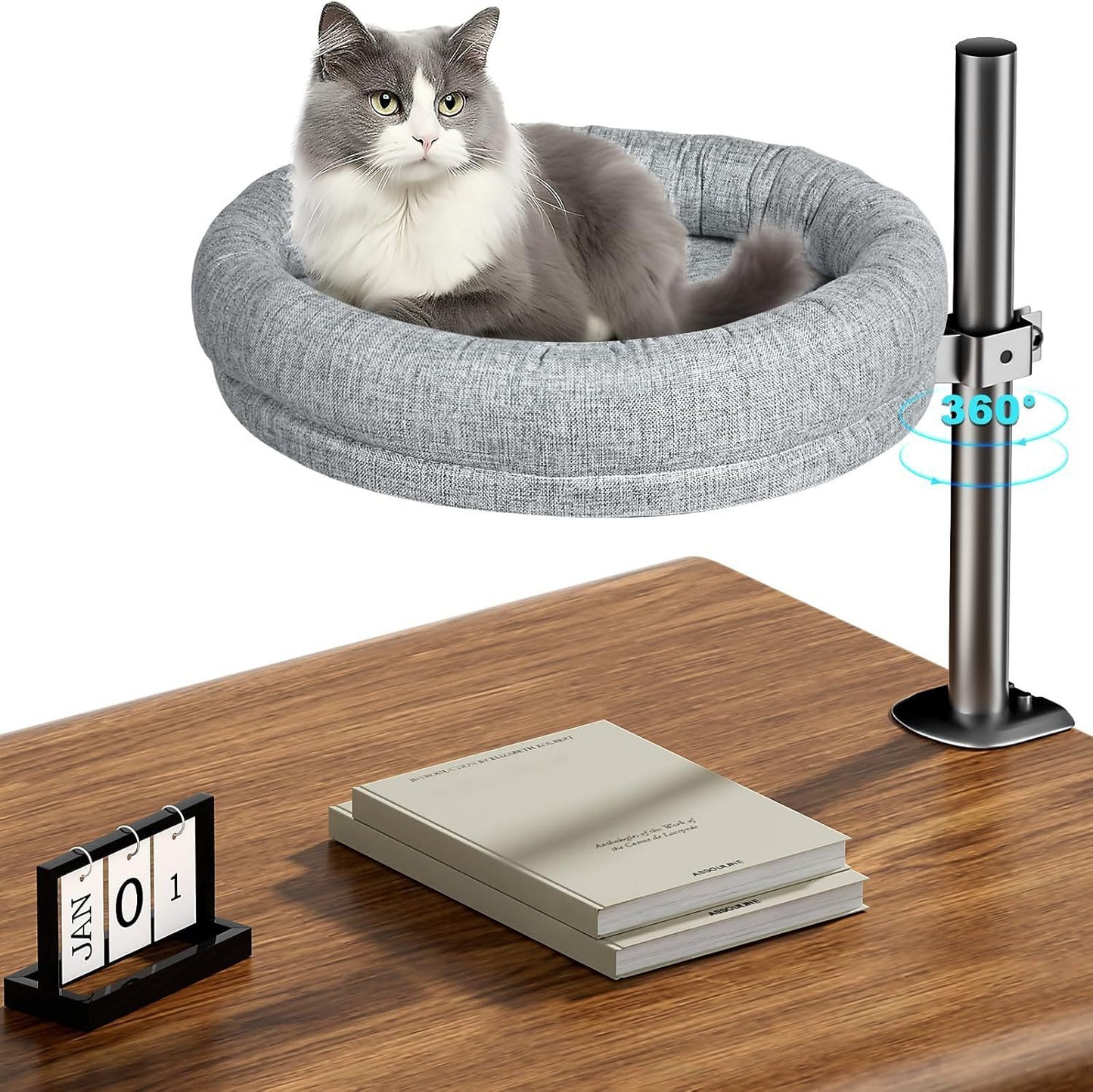 Cat Nest Round Rotating Adjustable Height