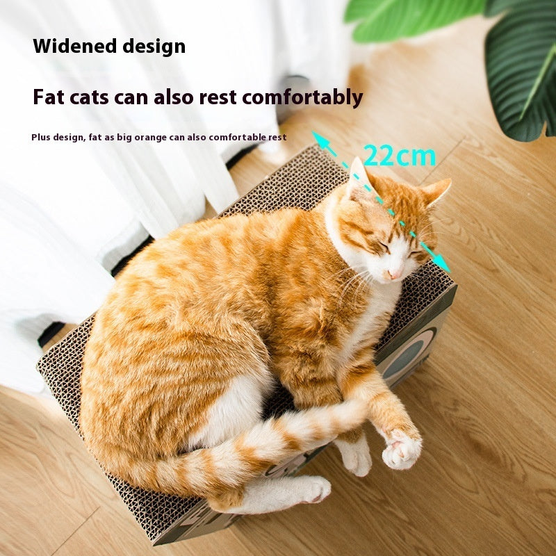 Washing Machine Cat Scratch Board Cat Nest Integrated Toy