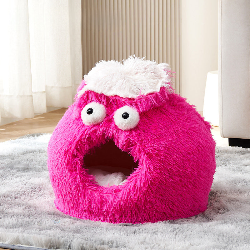 Warm Winter Nest For Cats, Closed Sleeping Nest, Safe Cat House, Kitten Bed, Universal Kennel For All Four Seasons