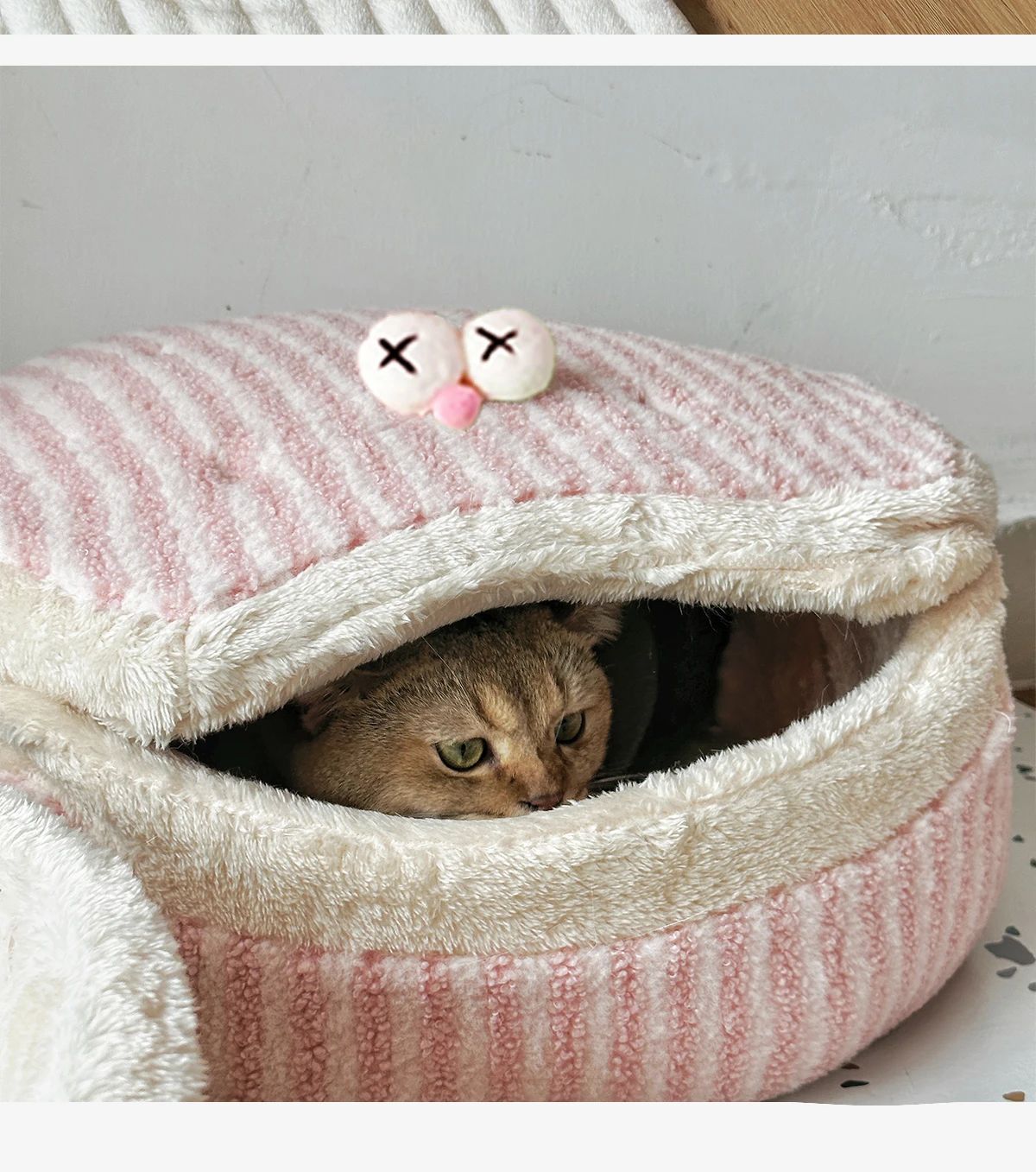 Causeway Braised Sandwich Cat Nest Warmth Winter Four Seasons Universal Cat House Washable Pet Nest