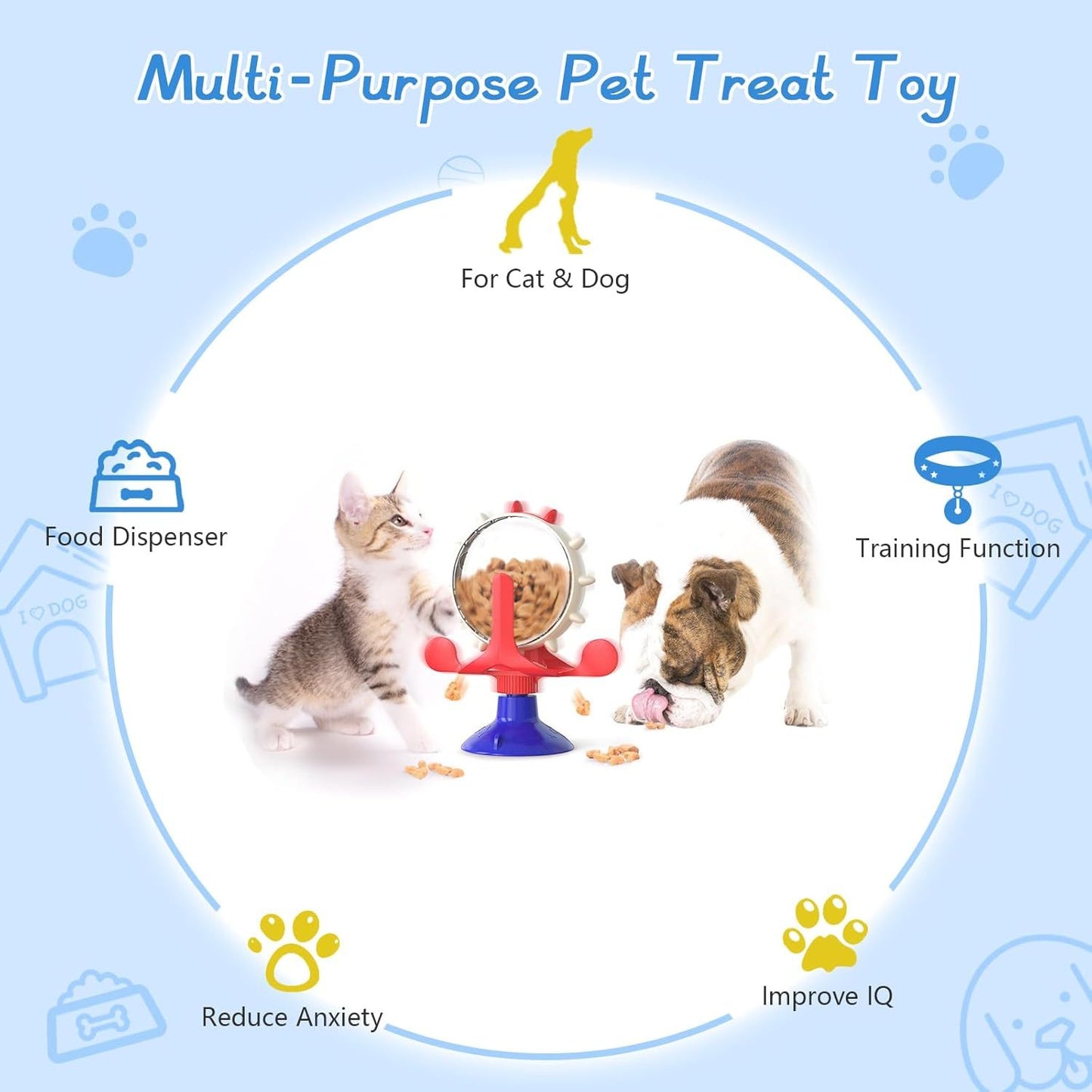 Interactive Cat Toy Puzzle Toy Pet Slow Feeder For Bored Indoor Cat Small Medium Dog
