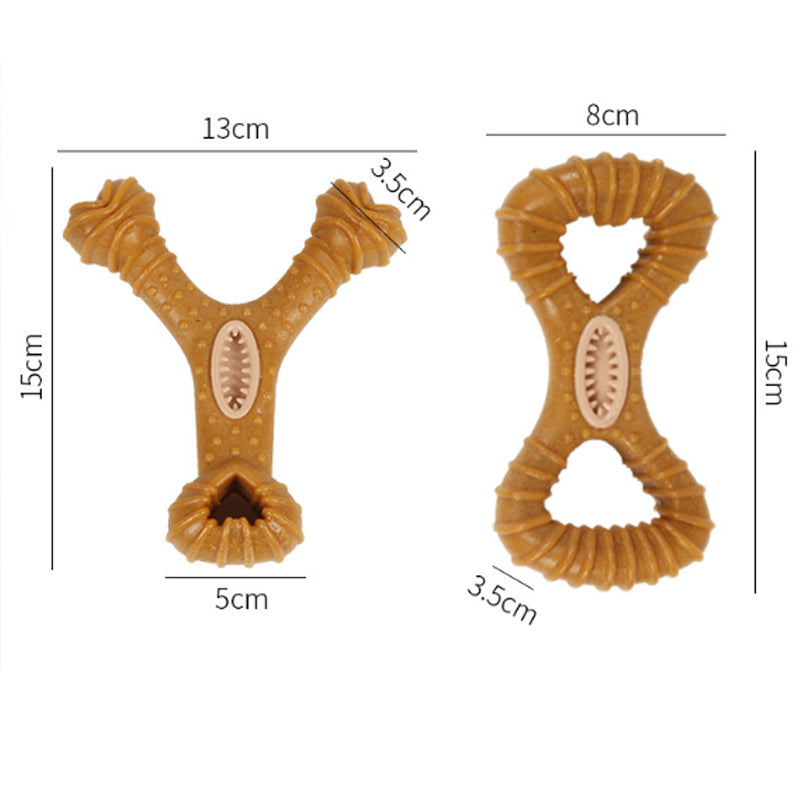 Dog Toy Chew Bone For Teeth Cleaning And Interactive Play, Durable And Bite Resistant