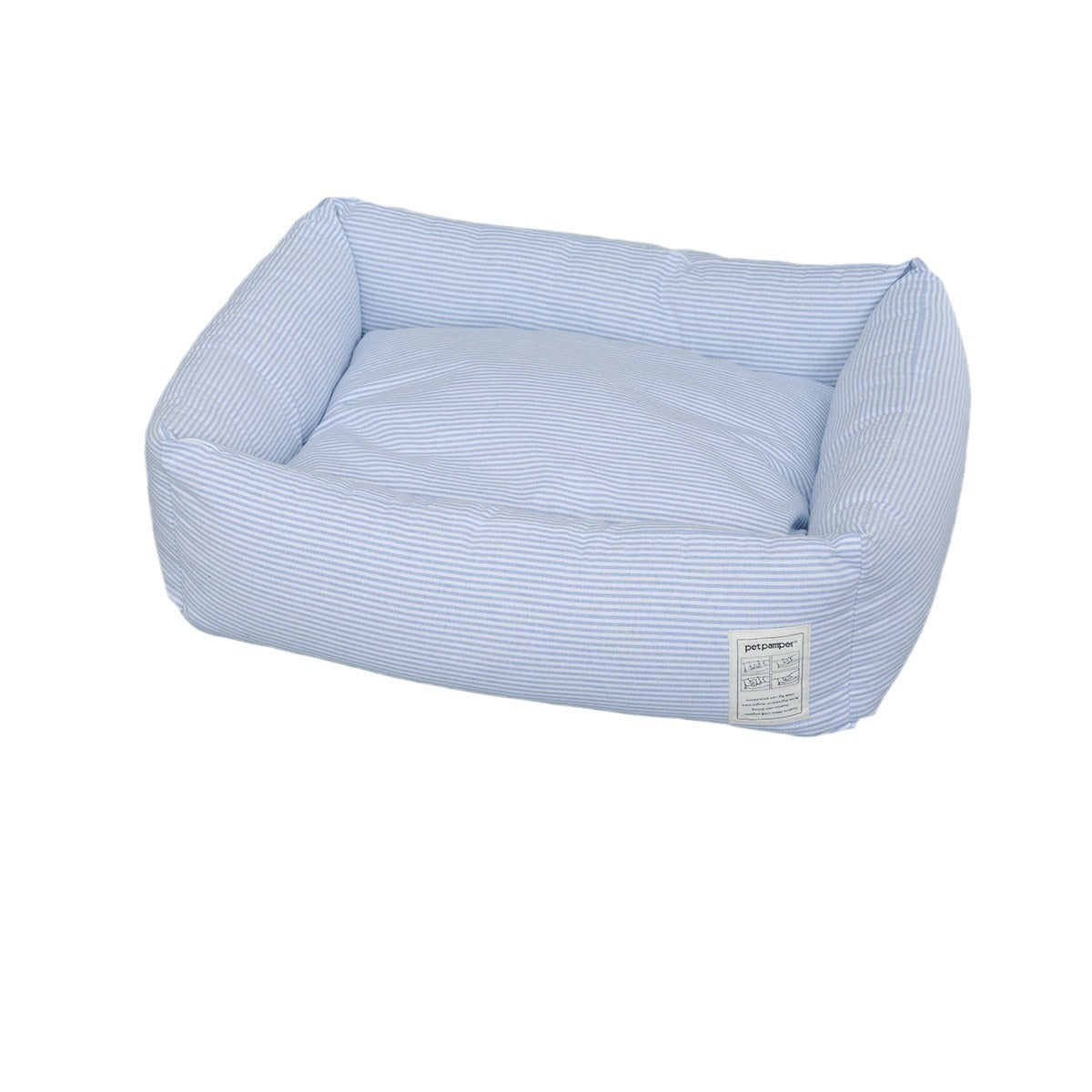 Striped Shirt Lining Foldable Warm Cat Nest