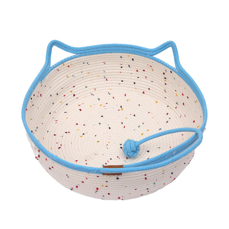 Cotton And Hemp Rope Cat Nest Mat Cotton And Hemp Rope Pet Bed