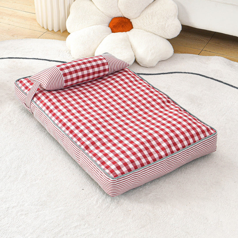 Pet Nest Dog Cushion, Warm In Autumn And Winter, Fully Removable And Washable Dog Bed, Thickened, Comfortable And Warm Cat And Dog Sleeping Mat