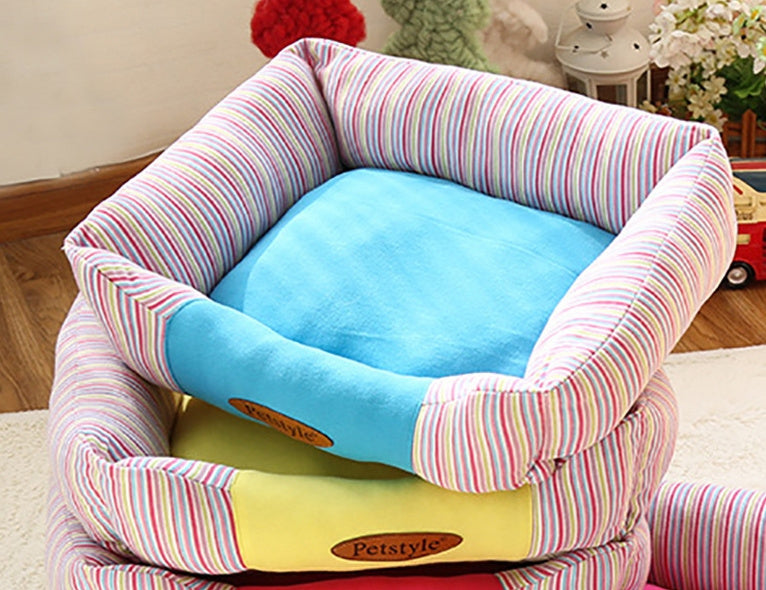Small Square Nest Teddy Bichon Pet Kennel Dog Mat Four Seasons Universal Warm Nest