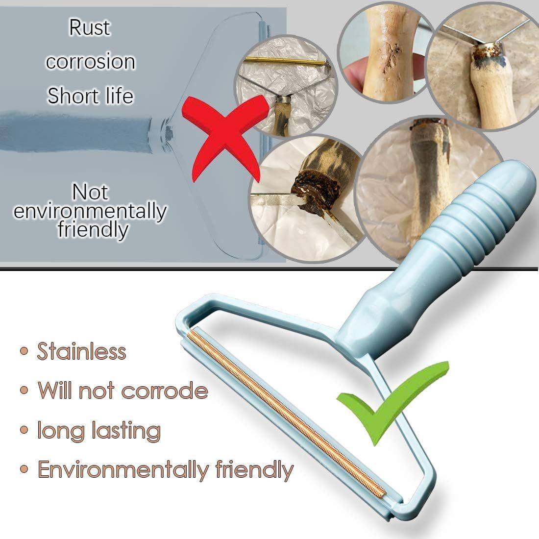Portable Fabric Shaver Pet Hair Remover Manual Lint Remover Dog Hair Remover Tool Removing Dust From Clothing Carpet Furniture Blankets