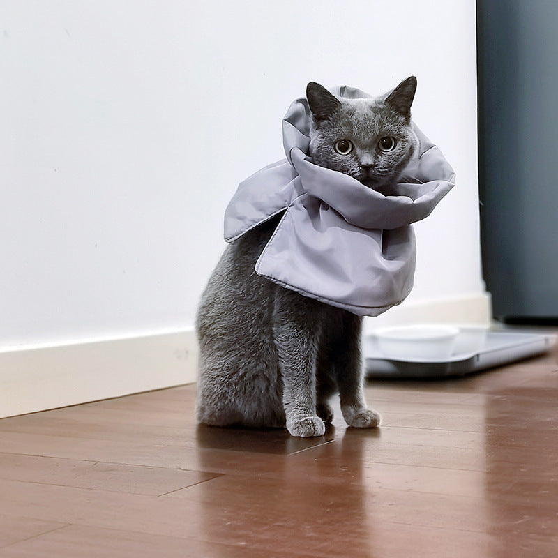 Cat Cone Adjustable Cat Cone Collar Soft Cat Recovery Collar Stop Licking For Small Large Cats Easy For Cats To Eat And Drink