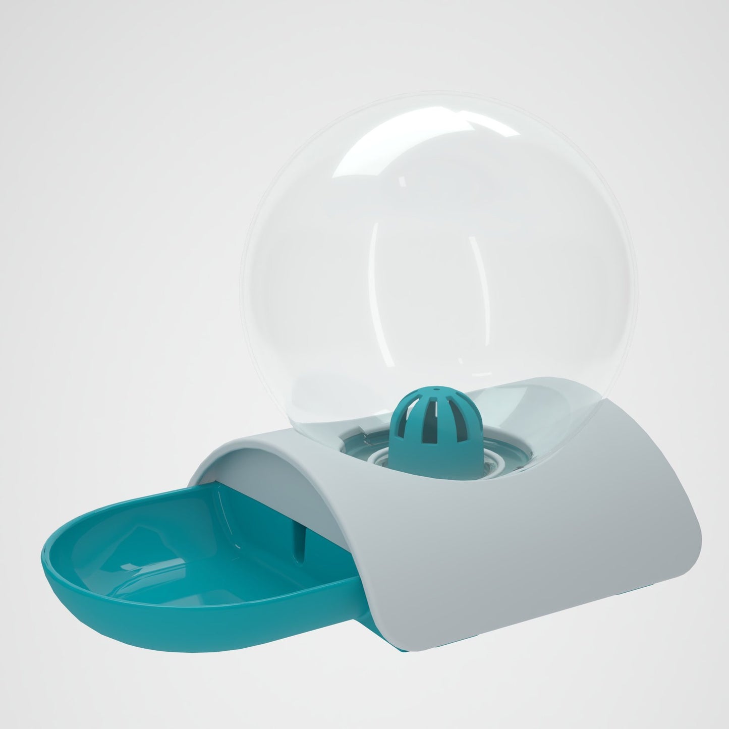 Pet Water Dispenser 2.8L Automatic Gravity Cat Water Dispenser For Cats Dogs & Rabbit Detachable Cat Dog Water Dish Feeder With Spherical Waterer Bubble