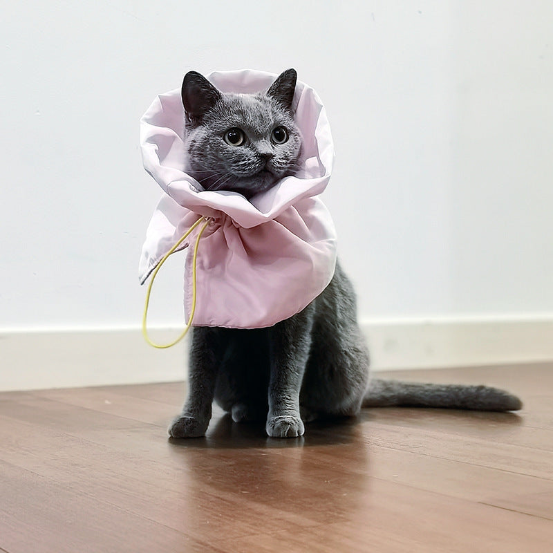 Cat Cone Adjustable Cat Cone Collar Soft Cat Recovery Collar Stop Licking For Small Large Cats Easy For Cats To Eat And Drink
