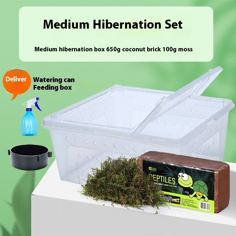 Climbing Pet Coconut Soil Turtle Winter Sleeping Supplies