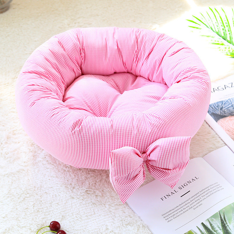 Small Square Nest Teddy Bichon Pet Kennel Dog Mat Four Seasons Universal Warm Nest