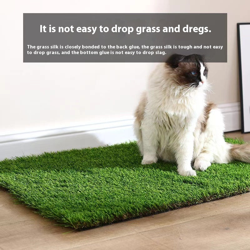Plastic Dog Cat Emulational Lawn Urine Artificial Carpet Mat