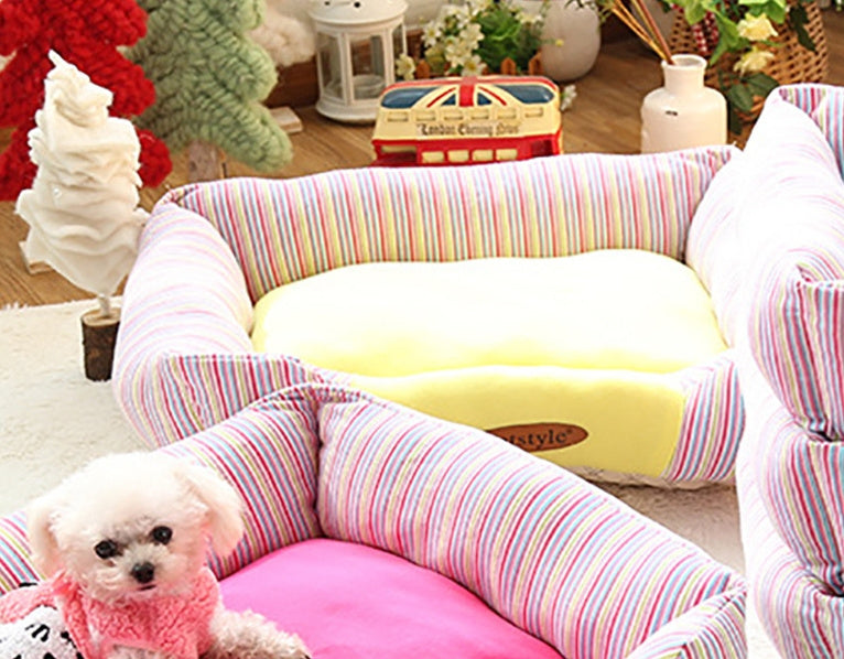 Small Square Nest Teddy Bichon Pet Kennel Dog Mat Four Seasons Universal Warm Nest