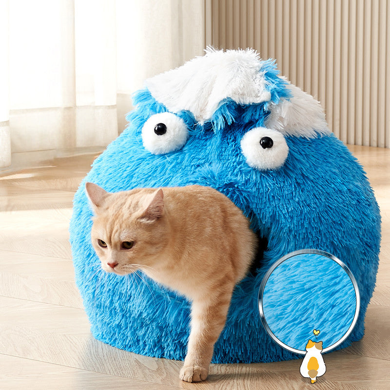 Warm Winter Nest For Cats, Closed Sleeping Nest, Safe Cat House, Kitten Bed, Universal Kennel For All Four Seasons