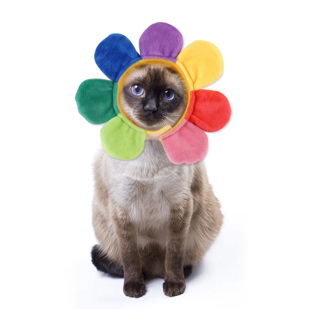 Funny Pet Dog Cat Costume Warm Hat Photo Props Headwear