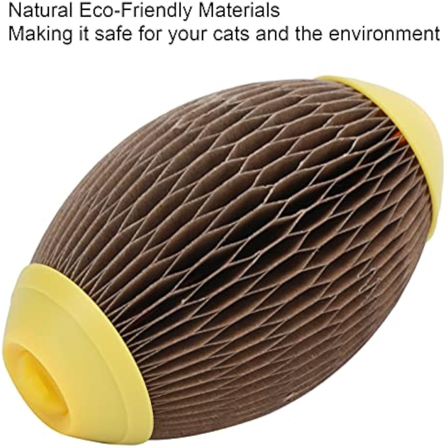 Catnip Ball Toy Keep Your Cat And You Active Catnip Scratch Football Toy Made Of Recycled Eco Friendly Corrugated Paper For Cats' Exercising And Playing