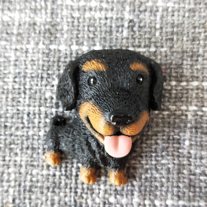 Imitation dog refrigerator magnet