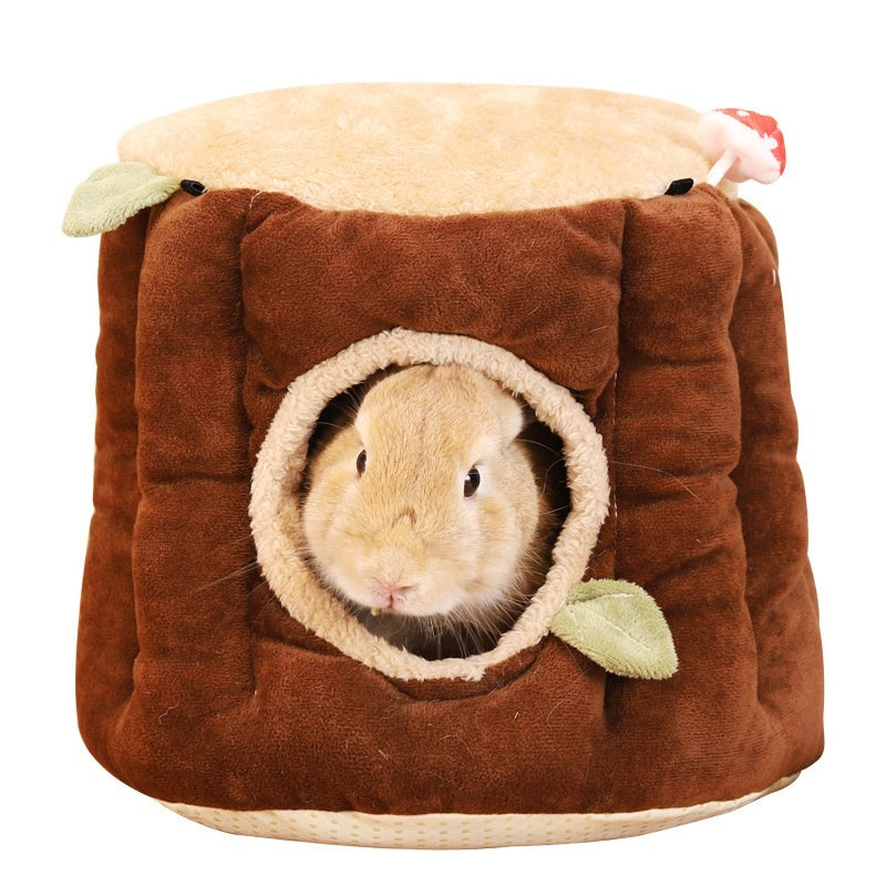 Rabbit Washable Hanging Winter Stump Nest