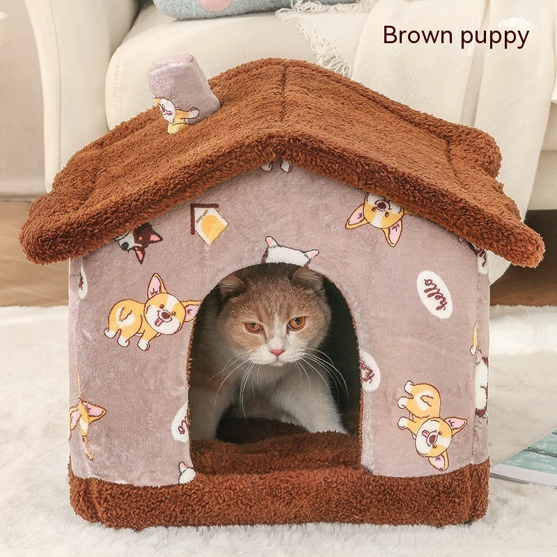 Dog Kennel Easy To Assemble Removable And Washable Soft