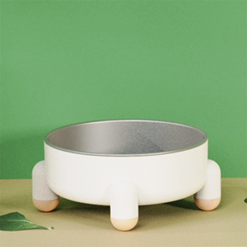Non-slip Stainless Steel Bowl For Dogs And Cats Bowl For Food Anti-overturn For Pets Not Black High Foot
