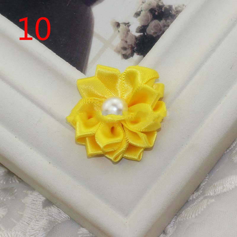 Ribbon Handmade Pearl Flowers