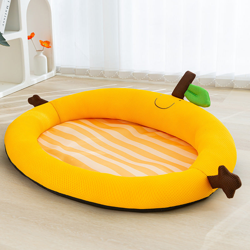 Fruit Backrest Nest Kennel Cat Nest Dog Mat Nest Bigbear Teddy Dog Mat Pet Cool Nest