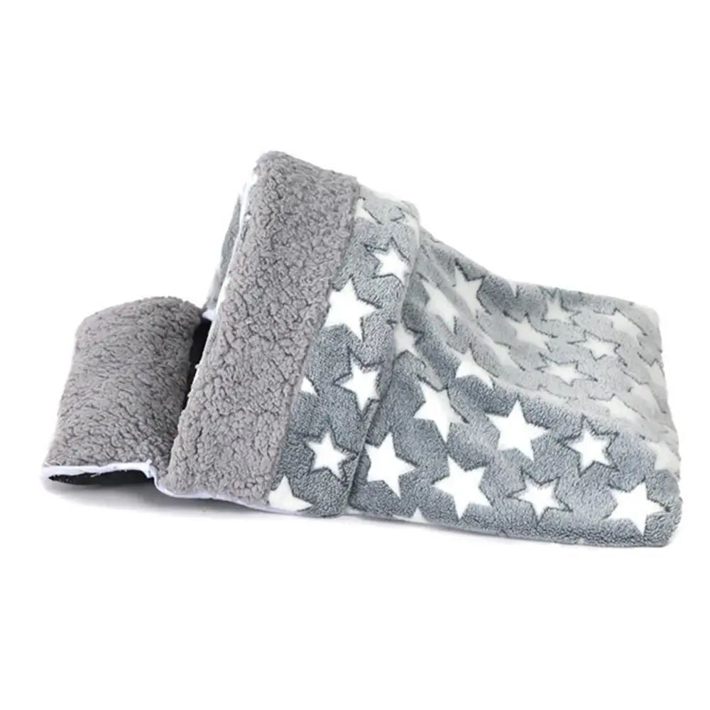 Cat Winter Sleeping Bag Cozy Arch-Shaped Burrowing Cat Bed Snuggle Sack Washable Cat Tent Covered Cat Bed Enclosed For