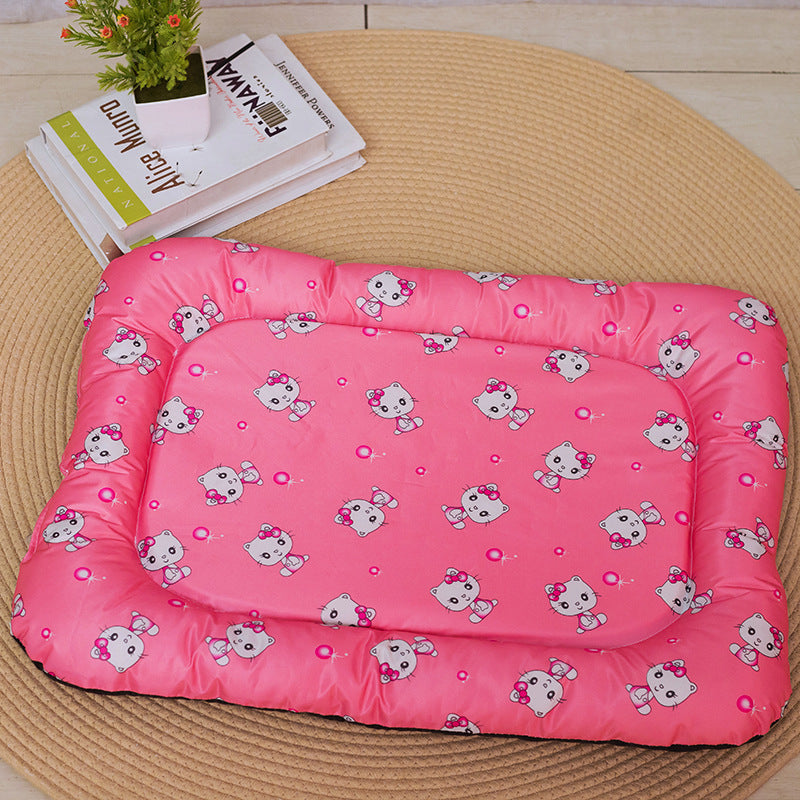 Flannel Non-slip Pet Mattresses Double Layer Warm And Comfortable