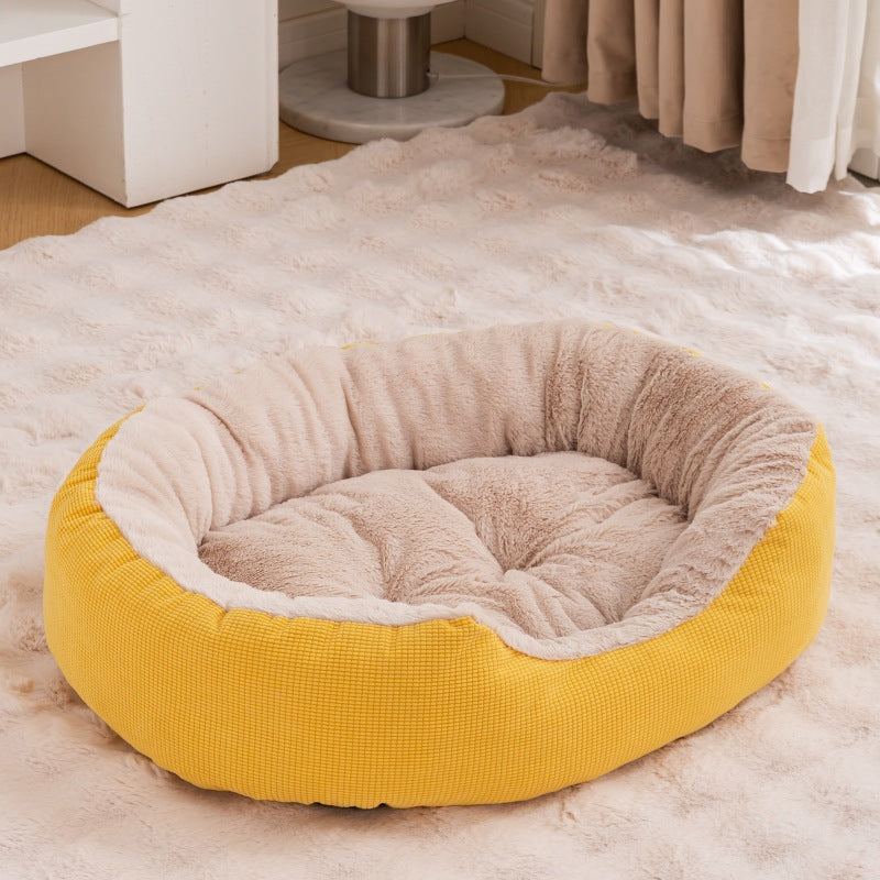 Winter Fleece-lined Thick Removable Washable Scratch-resistant Wear-resistant Warm Cat Nest