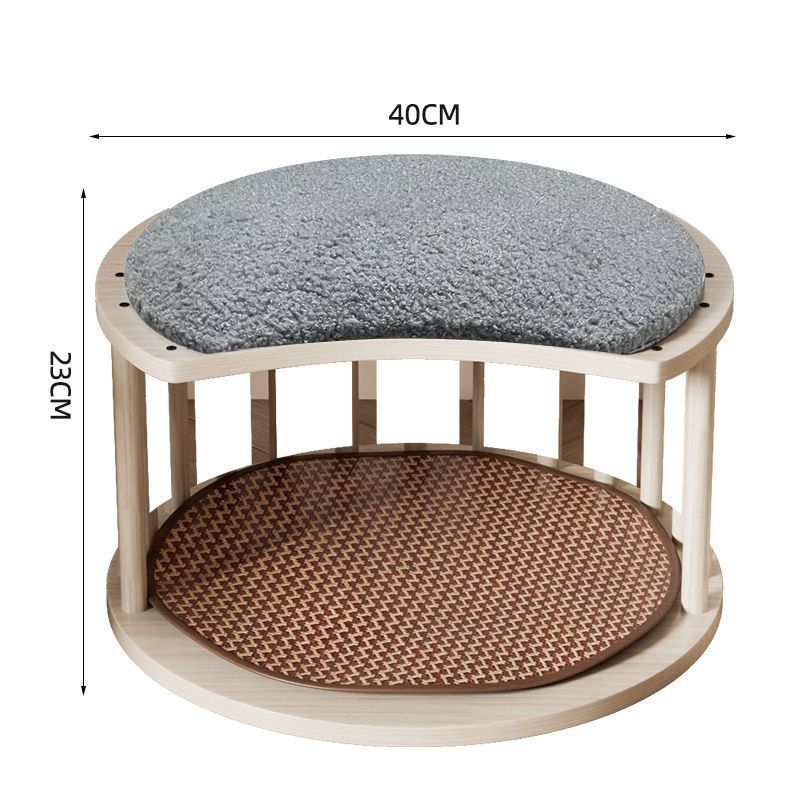 House Solid Wood Summer Mat Four Seasons Universal Cat Nest