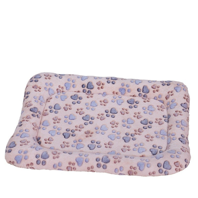 Flannel Non-slip Pet Mattresses Double Layer Warm And Comfortable