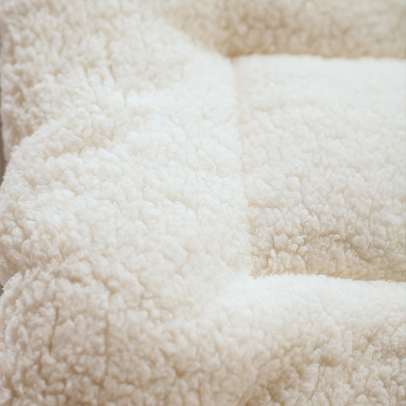 Flannel Non-slip Pet Mattresses Double Layer Warm And Comfortable