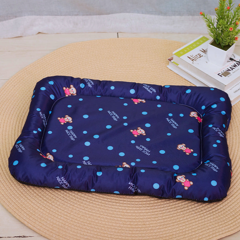 Flannel Non-slip Pet Mattresses Double Layer Warm And Comfortable