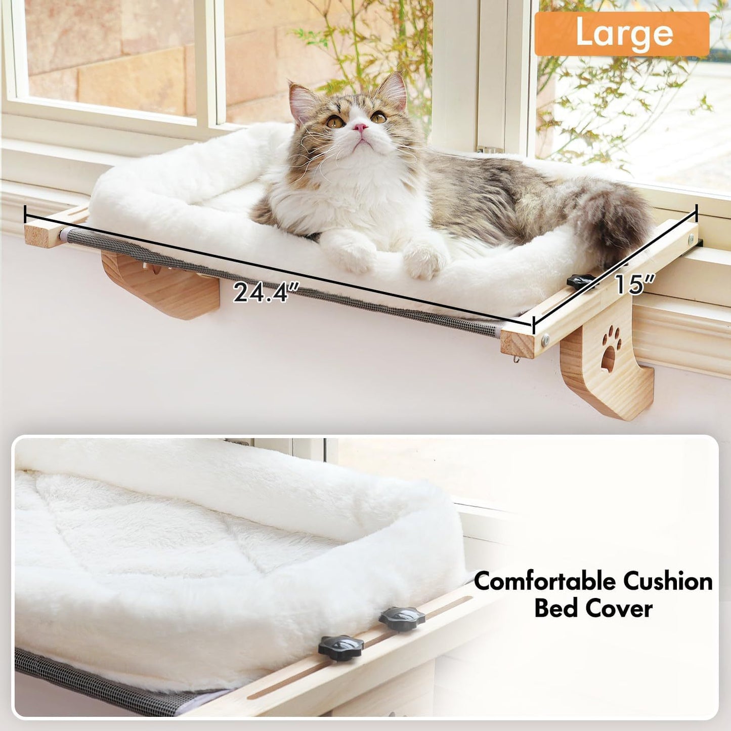 Hanging Cat Nest Window Hammock Pet Sun